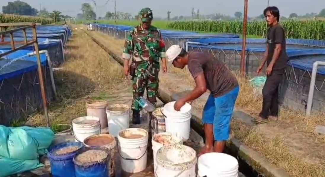 Serda Asrofin Lakukan Pendampingan Peternak Ikan untuk Tingkatkan Produktivitas