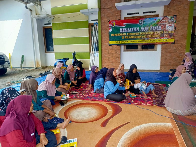TMMD ke-129 Hadirkan Sosialisasi Stunting dan Wasting, Bekali Warga Wujudkan Generasi Sehat dan Berkualitas