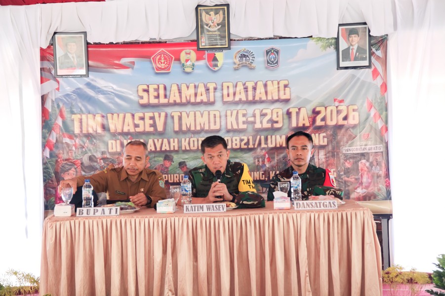 Salam Sapa Komsos Pusterad, Brigjen TNI Mukhlis Tekankan Keberlanjutan Hasil TMMD