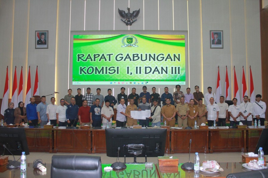 Digagas AMSB, Penataan Penyedia Jasa Internet di Inhil Disepakati Bersama dalam RDP DPRD