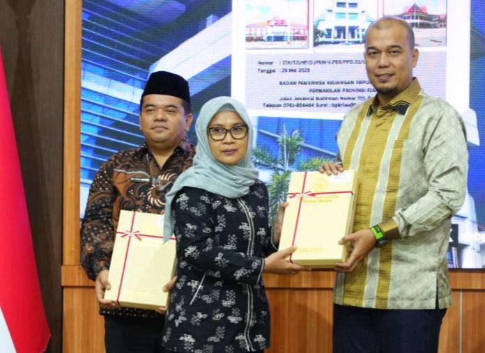 Pemkab Inhu Raih WTP ke-10 Berturut-turut dari BPK Riau atas LKPD 2025