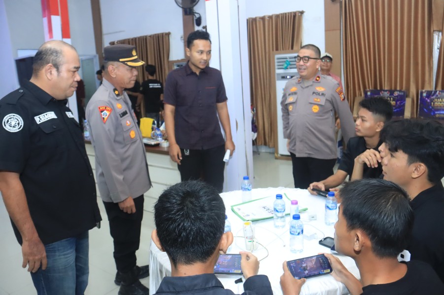 Polres Indragiri Hilir Gelar Turnamen Mobile Legends Kapolri Cup Meriahkan Hari Bhayangkara ke-80
