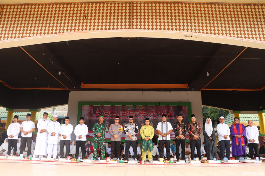 Polres Inhil Gelar Do'a Bersama Pilkada Damai 2024
