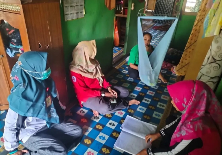Dinkes inhil melalui Puskesmas Sungai piring Edukasi  Bagi Orang tua dan Balita