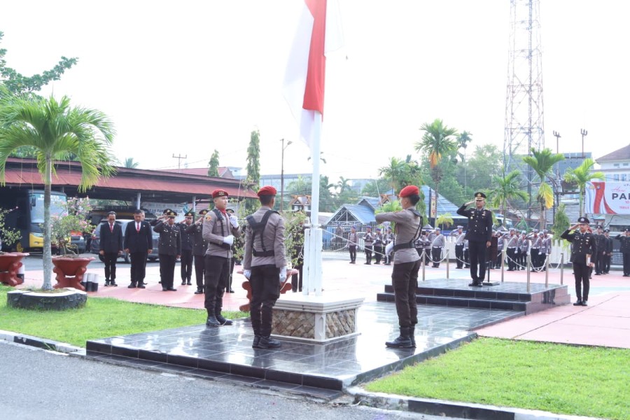 Polres Inhil Gelar Upacara Peringatan Hari Pahlawan Tahun 2025