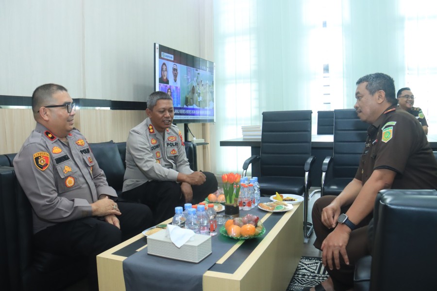 Polres Indragiri Hilir Pererat Sinergitas dengan Kejaksaan Negeri Inhil pada Hari Bakti Adhyaksa ke-66