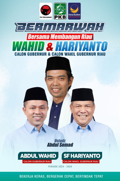 Abdul Wahid - SF Hariyanto Prioritaskan Peningkatan Perekonomian dan Daya Saing Masyarakat Riau