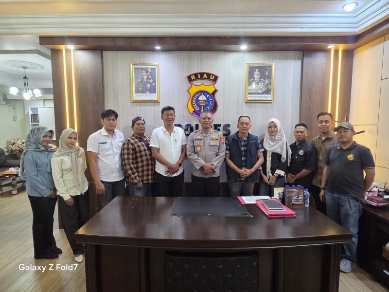 IWO Silaturahmi ke Polres Inhil, Bahas Tangkal Hoaks, Jaga Kamtibmas, dan Gaungkan Green Policing