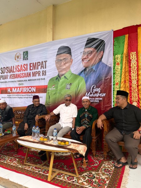 Anggota DPR RI, H Mafirion Sosialisasi Empat Pilar Kebangsaan kepada Masyarakat Kampar