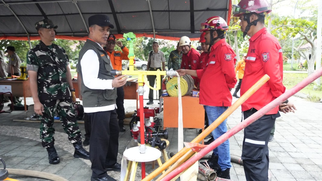 Bupati Herman Tekankan Peningkatan Patroli dan Larangan Membuka Lahan dengan Cara Membakar Saat Apel Siaga Karhutla 2026