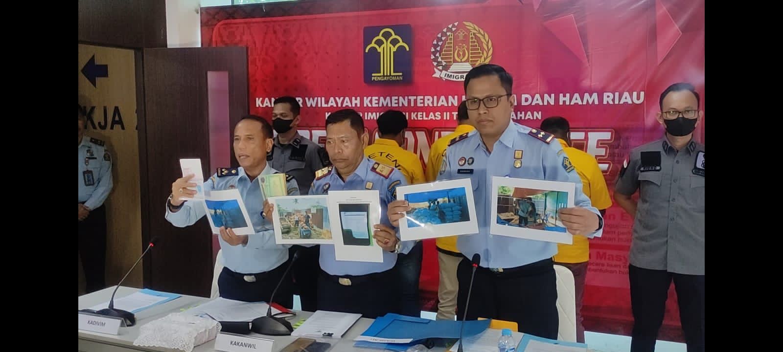 Imigrasi Tembilahan Amankan 3 WNA Tak Berizin
