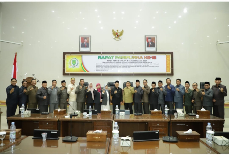 DPRD Inhil Gelar Rapat Paripurna Pembentukan Propemda dan Laporan Banggar