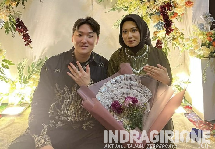 Kepincut Pesona Gadis Inhil, Opa Opa Tampan dari Korea Lamar Mega
