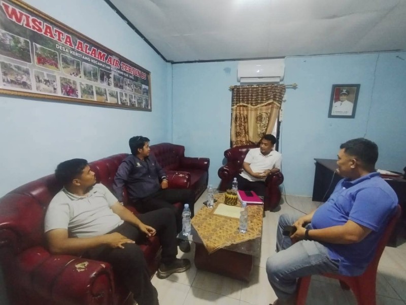 Kades Keritang Sambut PLN Pekanbaru, Pengajuan Tiang Listrik Disetujui