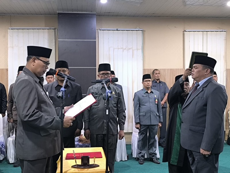 Sebanyak 14 Pejabat Tinggi Pratama Dilantik, Sekda Inhil : Ini Bukan Suka Atau Tidak Suka Namun Merupakan Regenerasi