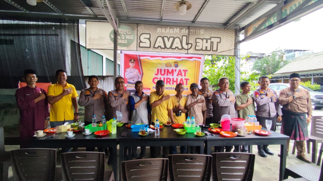 Polres Indragiri Hilir Gelar Jumat Curhat Bersama Masyarakat