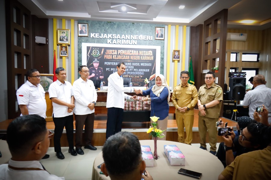 Difasilitasi Kajari, Sengketa Piutang PT Pelindo Dan PT BUP Tuntas.