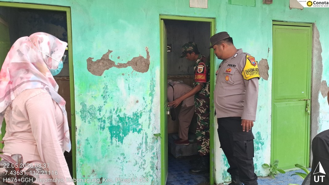 Babinsa Koramil Ploso Berantas DBD