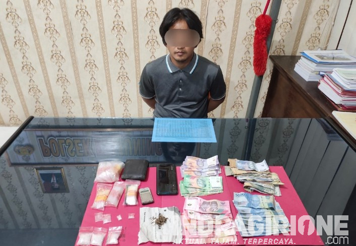 Baru Menjabat Kapolsek Kemuning, Kompol Tarigan Langsung Tangkap Penangkapan Pengedar Sabu