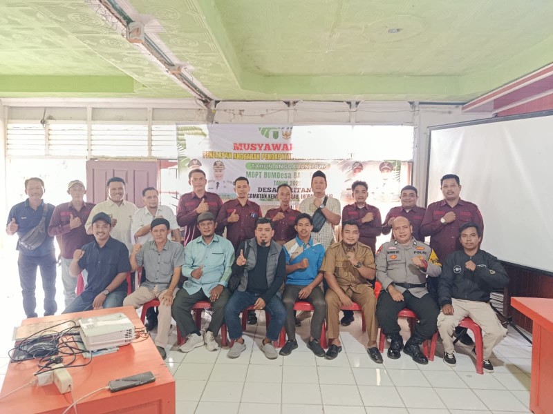 Pemdes Keritang Musdes Penetapan APBDes Tahun 2026