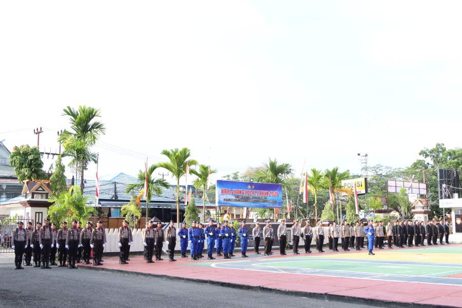 Polres Indragiri Hilir Gelar Upacara Peringatan Hari Juang Polri Tahun 2025
