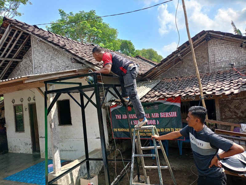 Satgas TMMD Laksanakan Pengeboran Sumur Bor di Rumah Bapak Nadi, Perkuat Akses Air Bersih bagi Warga