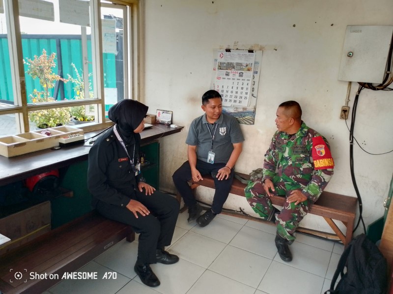 Sertu Sugeng Ajak Sekuriti Bersinergi