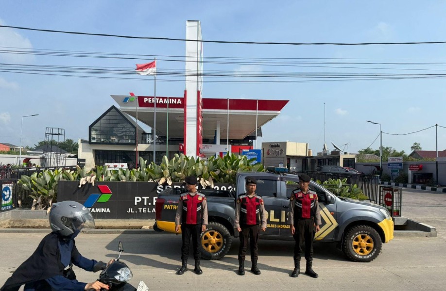 Patroli Harkamtibmas Sat Samapta Polres Inhil, Jaga Keamanan Kota Tembilahan Tetap Kondusif