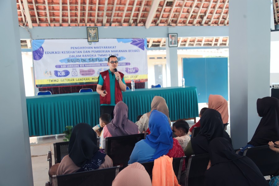 TMMD ke-129 Hadirkan Edukasi Kesehatan Komprehensif, Tingkatkan Pengetahuan Masyarakat Desa Ledok Tempuro