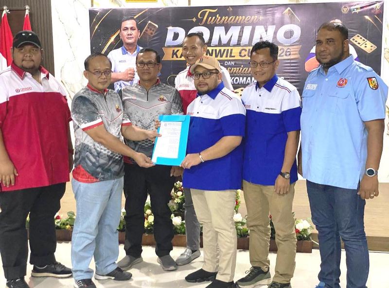 Kakanwil Ditjenpas Riau Buka Turnamen Domino dan Resmikan Klub KOMANDO PAS