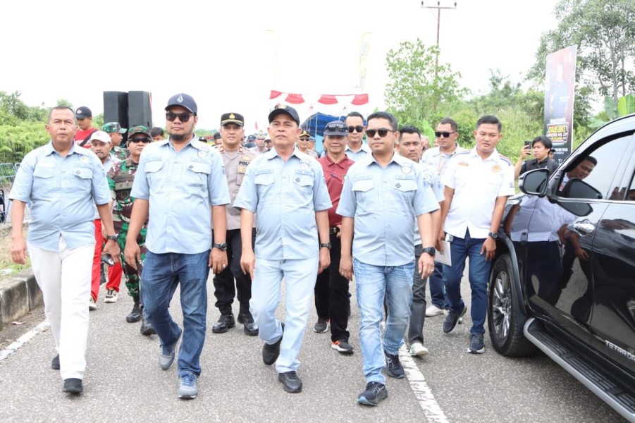 Kapolres Inhil Buka Resmi Drag Bike Kapolres Inhil Cup 2025, Hadiah Total Rp200 Juta Diperebutkan