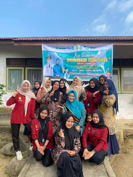 Ketua PKK Lubuk Besar Hadiri Program Nasional Zero Dose