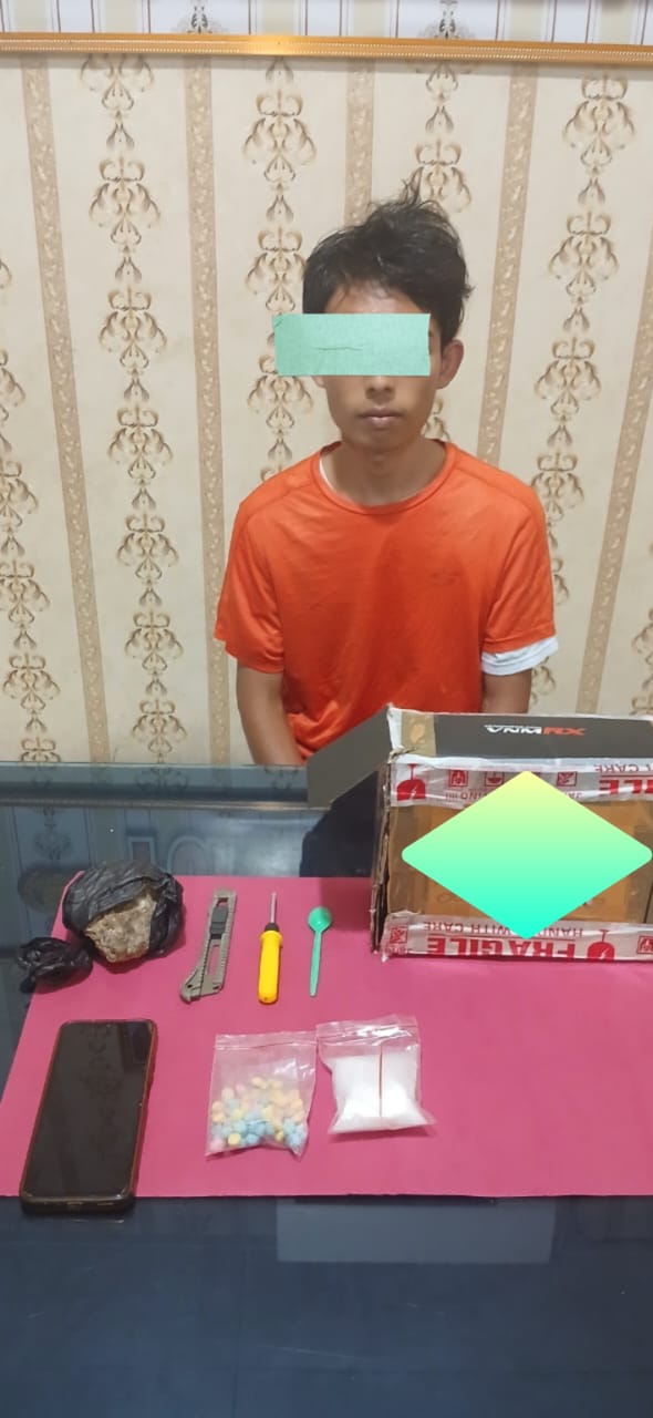 Polsek Kemuning Ungkap Kasus Narkotika, Sabu 51.53 Gram dan 81 Butir Ekstasi Diamankan