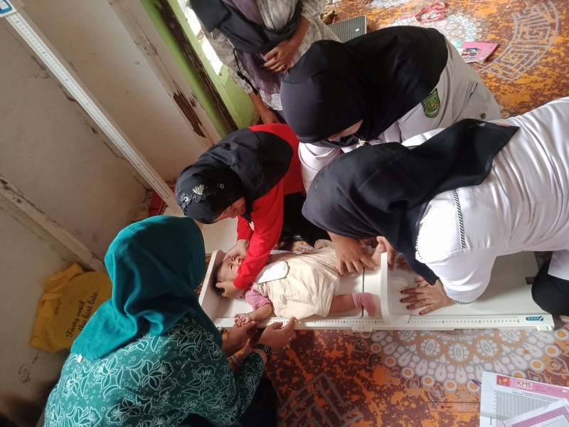 Posyandu Balita Desa Talang Jangkang Digelar untuk Pantau Tumbuh Kembang Anak