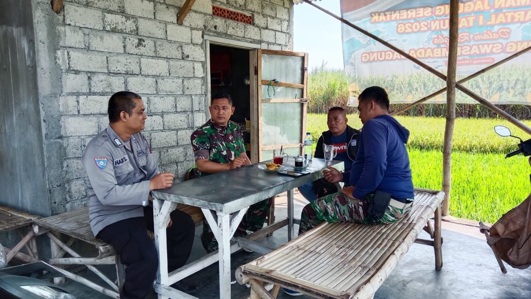 Serda Yon Firdaus Perkuat Kemanunggalan dengan Warga Tampingmojo
