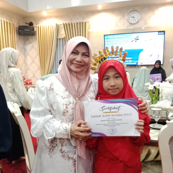 Sakinah Arafah An- Najwa Promosikan Nama Sekolah melalui Surat untuk Neneknya