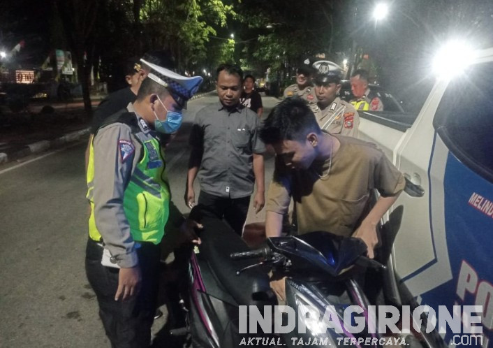Polres Inhil Rutin Patroli Jelang Pelantikan Presiden dan Wapres