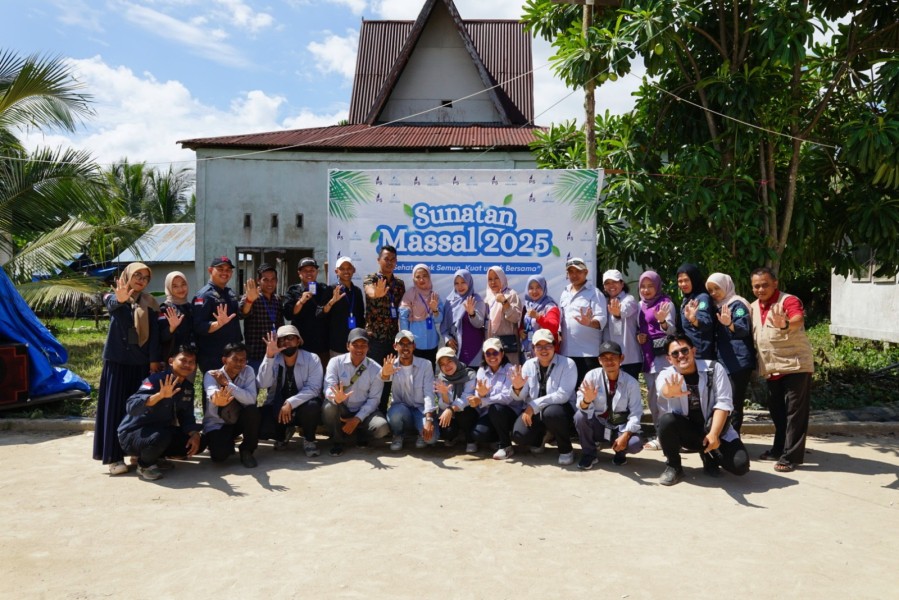 Sehat untuk Semua, Kuat untuk Bersama: Sunatan Massal di Desa Penjuru Didukung Penuh oleh Sambu Group dan YBDA