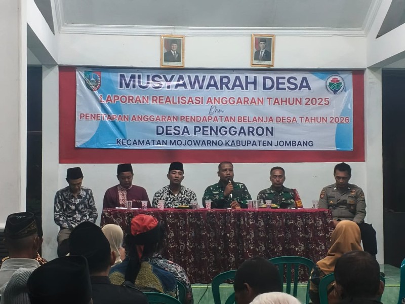 Serda Ghopur Hadiri Musdes Pembahasan dan Pengesahan RKPDes Desa Penggaron