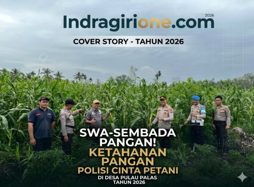 Kapolsek Tembilahan Hulu AKP Nora: Jagung Kuartal IV Siap Panen 1 Bulan Lagi di Desa Pulau Palas