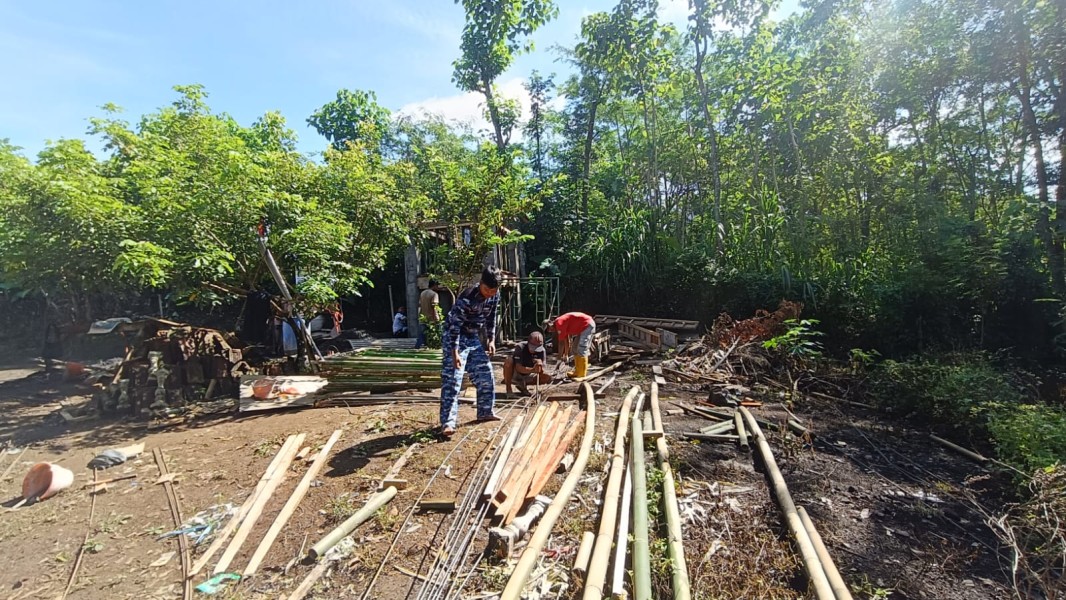Progress SPAM TMMD Ke-128 Capai 40 Persen, Warga Dusun Klagin Segera Nikmati Air Bersih