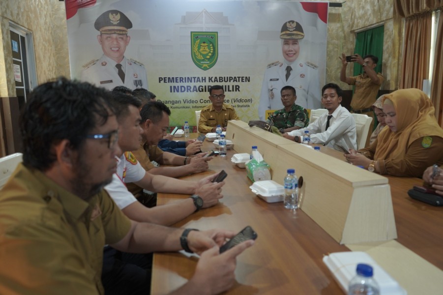 Rakor Pengendalian Inflasi 2026 Dipimpin Tomsi Tohir, Bupati Inhil Ikuti Secara Virtual