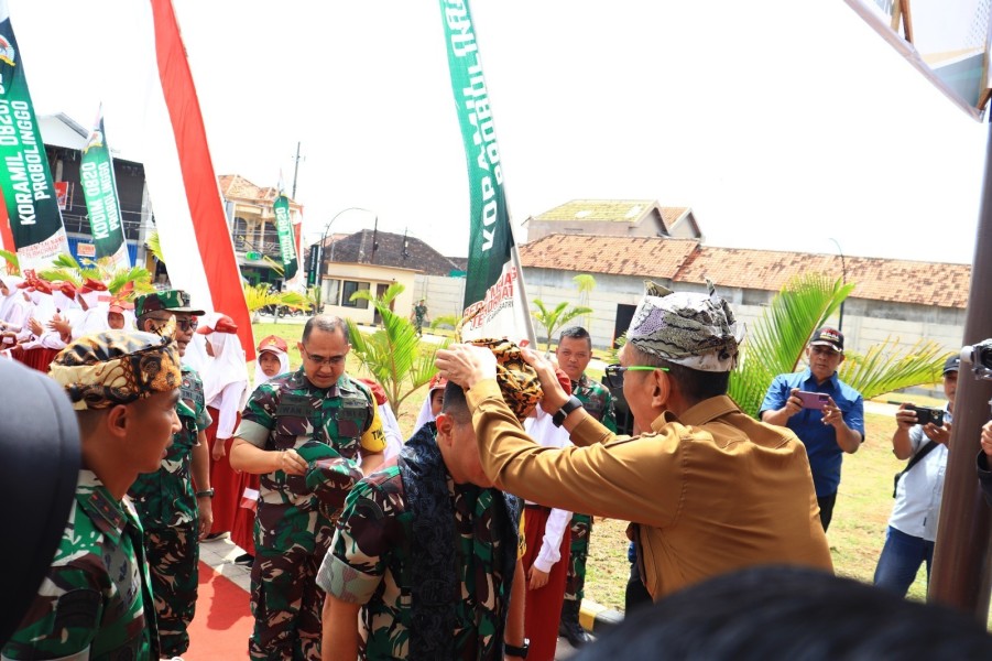 Tim Wasev TMMD ke 128 Disambut Meriah Oleh Semua Lapisan Masyarakat