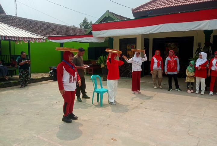 Persit Koramil Wonosalam Gelar Lomba, Semarakkan HUT Kemerdekaan RI