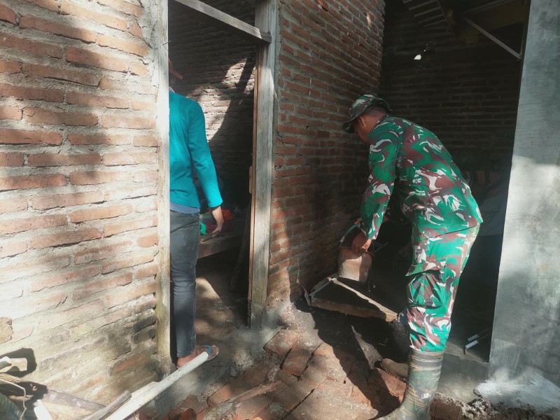 Pembangunan Sanitasi Suwito di Dusun Klagin Capai 70 Persen, Satgas TMMD Ke-128 Kebut Penyelesaian