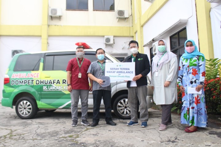 Dompet Dhuafa Riau Launching Wakaf Ambulance untuk Sesama sinergi dengan RS Lancang Kuning