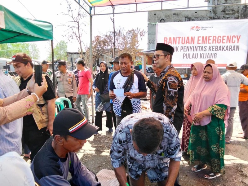 Sebanyak 61 KK Korban Kebakaran di Reteh Terima Bantuan dari Mafirion