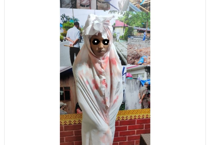 'Pocong' dan Manusia Silver Diangkut Satpol PP Inhil