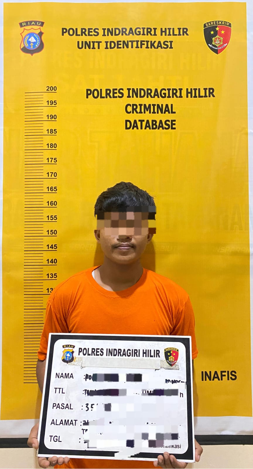 Polres Inhil Tangkap Pelaku Penganiayaan Brutal di Depan RSUD Puri Husada Tembilahan