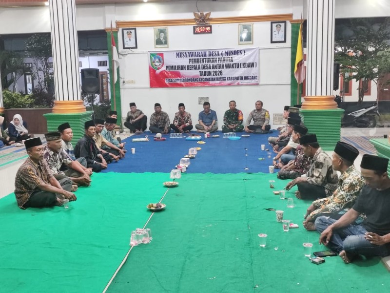 Koptu Khoirul Hadiri Musdes Pembentukan Panitia Pemilihan Kepala Desa Antar Waktu